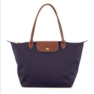 Large Longchamp Le Pliage Bilberry